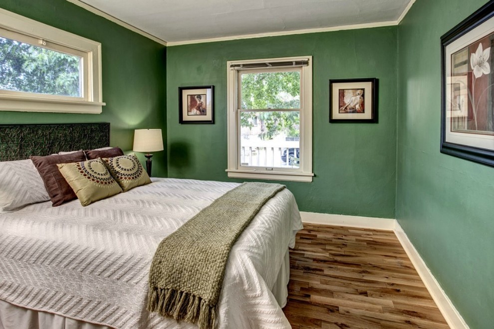 Советы по оформлению спальни в зеленом цвете